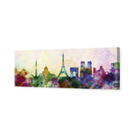Paris Skyline, Watercolour