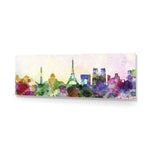 Paris Skyline, Watercolour