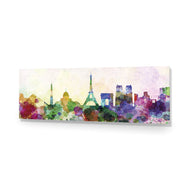 Paris Skyline, Watercolour