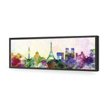 Paris Skyline, Watercolour