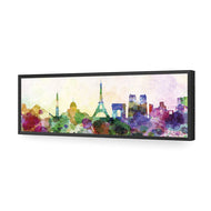 Paris Skyline, Watercolour