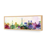 Paris Skyline, Watercolour