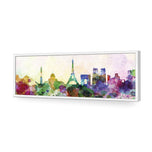 Paris Skyline, Watercolour