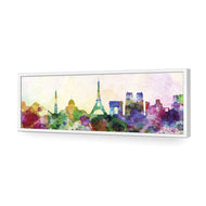 Paris Skyline, Watercolour