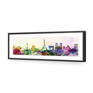 Paris Skyline, Watercolour