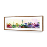 Paris Skyline, Watercolour