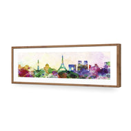 Paris Skyline, Watercolour