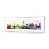 Paris Skyline, Watercolour