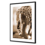 Buddha Full Face, Sepia