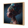 African Pose Teal Greens
