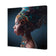 African Pose Teal Greens