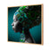 African Pose Teal Greens