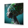 African Pose Teal Greens