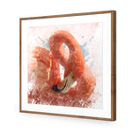 Watercolour Flamingo