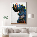 Black Cockatoo Side, Linen