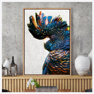 Black Cockatoo Side, Linen