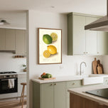 Watercolour Green Lemon and Ripe Lemon