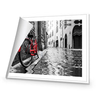 Retro Bike on Cobbles