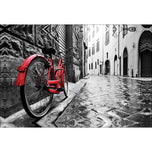 Retro Bike on Cobbles