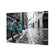 Retro Bike on Cobbles Blue