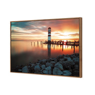 Navigating at Sunset