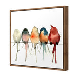 Watercolour Birds on Branch
