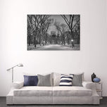 Winter In Central Park Black and White