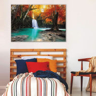 Autumn Waterfall Magic