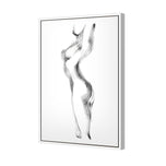 Nude Silhouette Arched (stock)