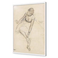 Dancer Adjusting Slipper By Edgar Degas