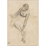 Dancer Adjusting Slipper By Edgar Degas