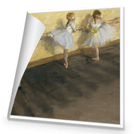 Dancers Practicing at the Barre - Edgar Degas