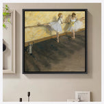 Dancers Practicing at the Barre - Edgar Degas