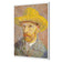 Self-Portrait with a Straw Hat - Van Gogh