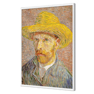 Self-Portrait with a Straw Hat - Van Gogh