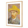 Self-Portrait with a Straw Hat - Van Gogh