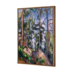 Pines and Rocks By Cezanne