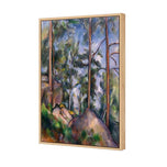 Pines and Rocks By Cezanne