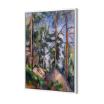 Pines and Rocks By Cezanne