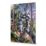 Pines and Rocks By Cezanne