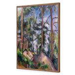 Pines and Rocks By Cezanne