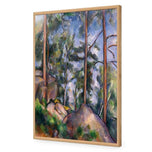 Pines and Rocks By Cezanne