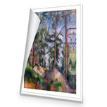Pines and Rocks By Cezanne
