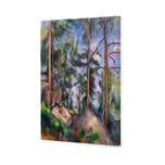 Pines and Rocks By Cezanne