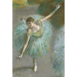 Dancer in Green By Edgar Degas