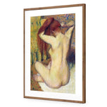 Woman Combing Her Hair By Edgar Degas
