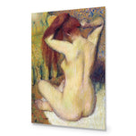 Woman Combing Her Hair By Edgar Degas
