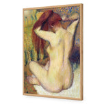 Woman Combing Her Hair By Edgar Degas