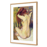 Woman Combing Her Hair By Edgar Degas