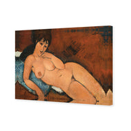 Nude on a Blue Cushion - Modigliani